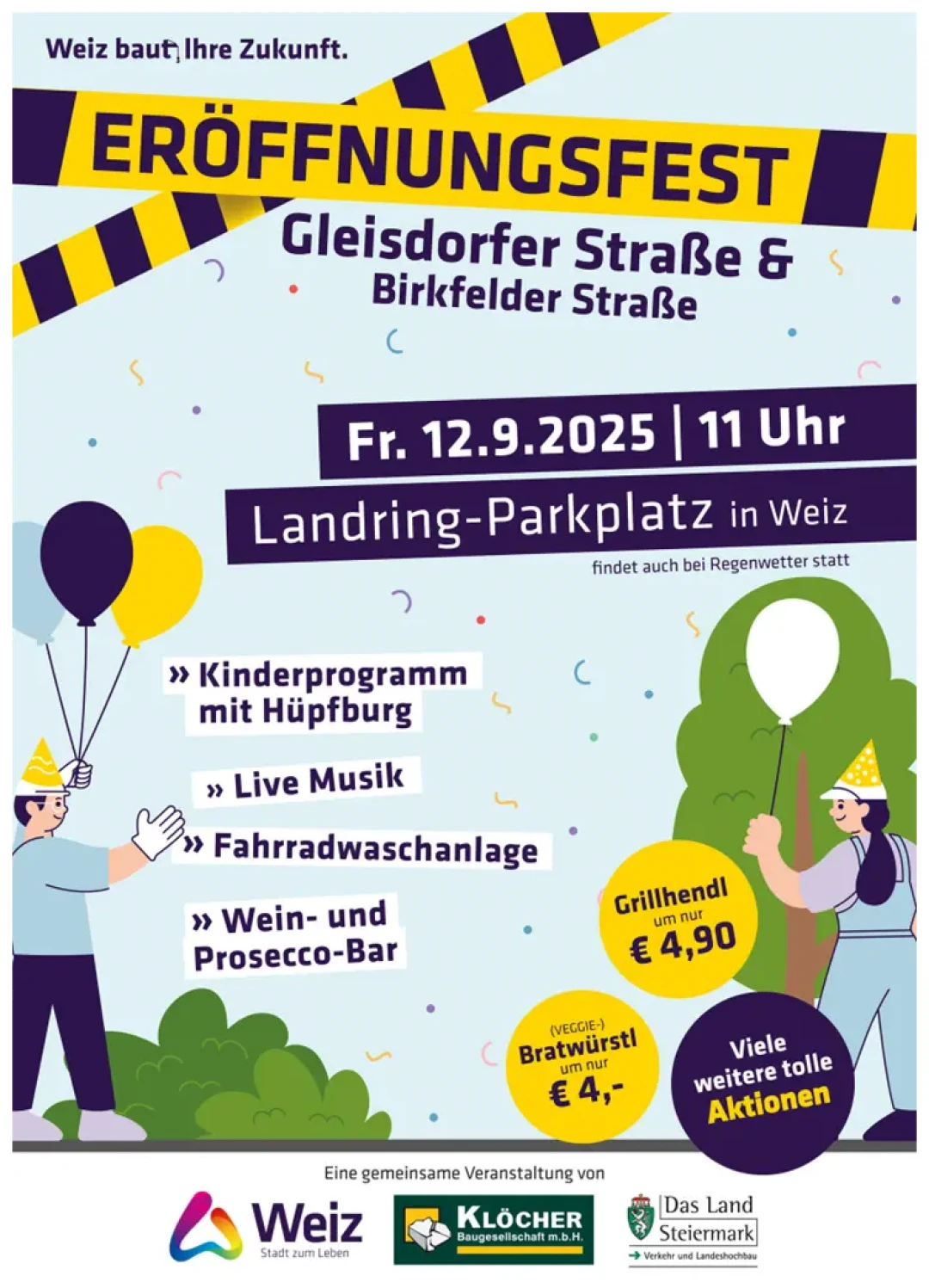Eröffnungsfest Gleisdorfer Straße