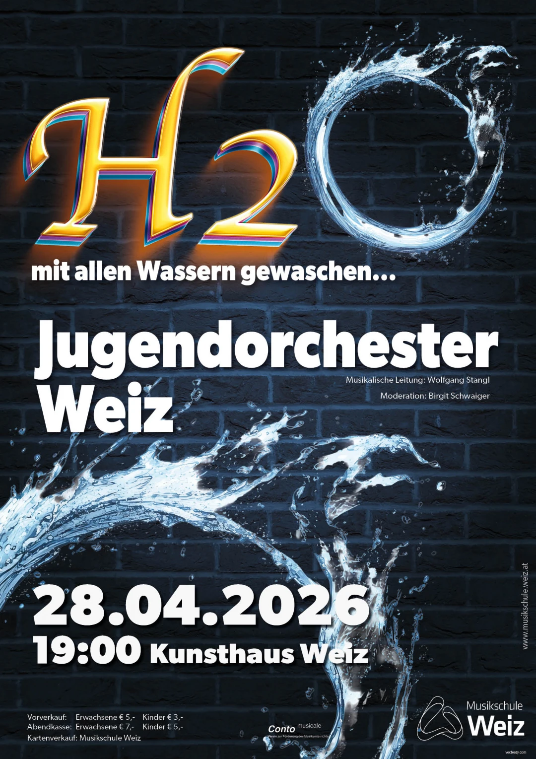 Jugendorchester Weiz im Kunsthaus Weiz - H2O mit allen Wassern gewaschen